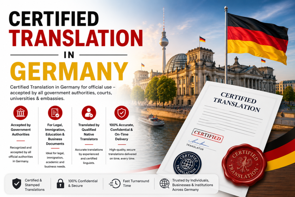 Certified Translation In Germany