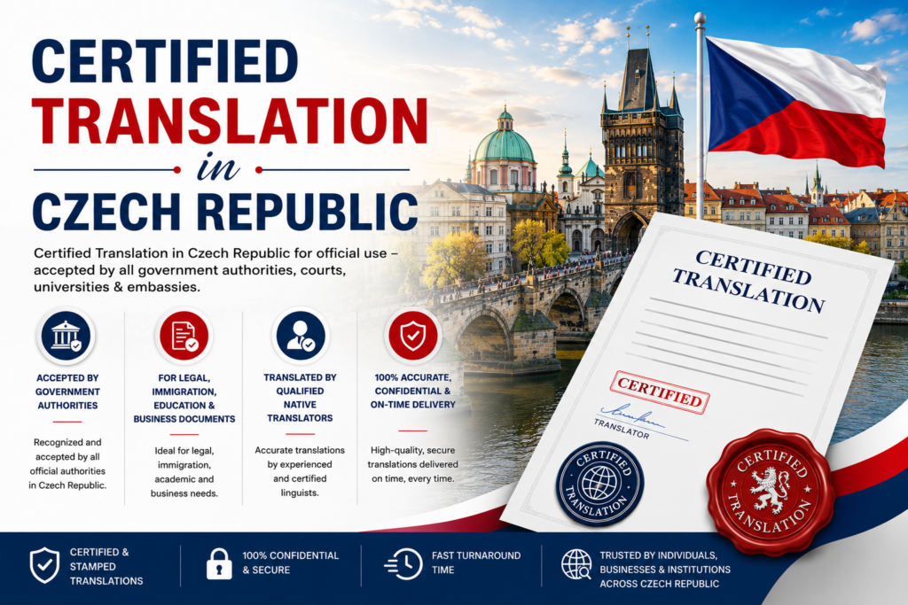 Certified Translation In Czech Republic