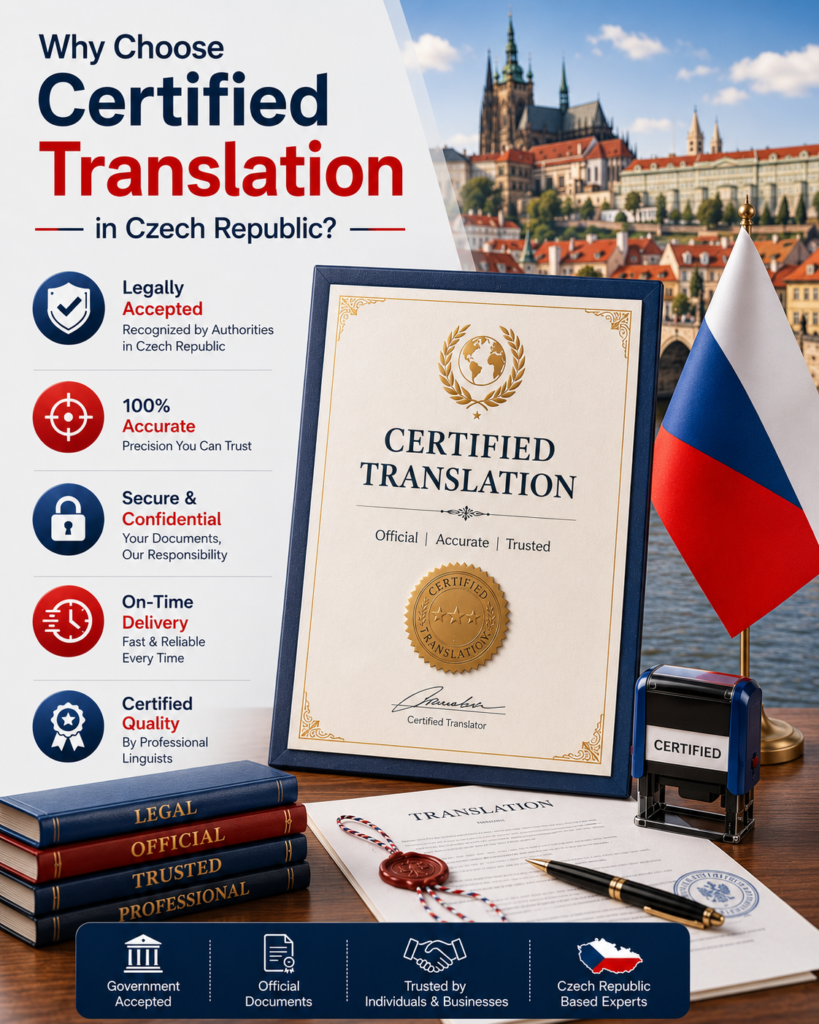Certified Translation In Czech Republic