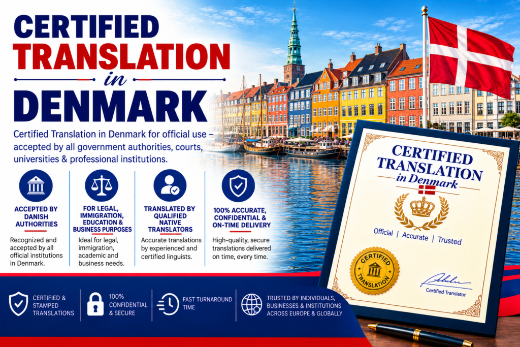 Certified Translation in Denmark