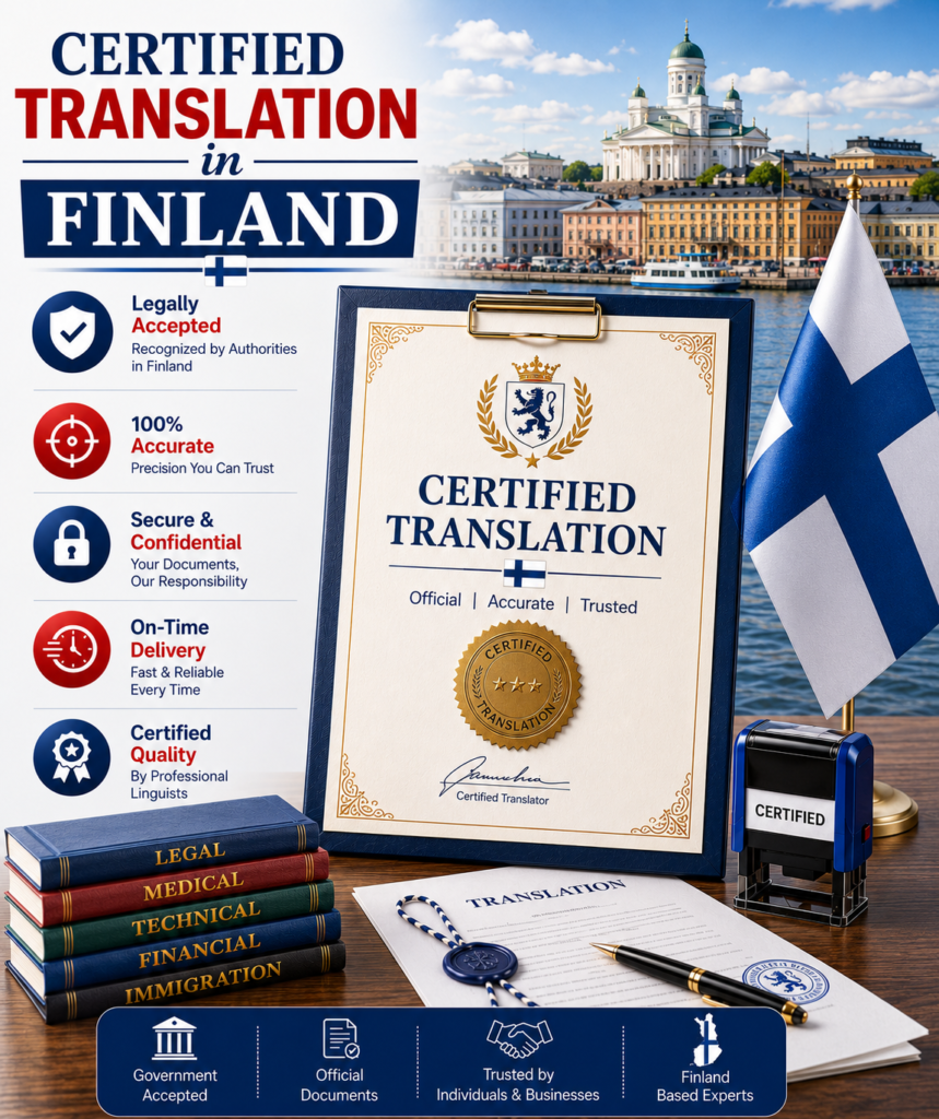 Certified Translation in Finland
