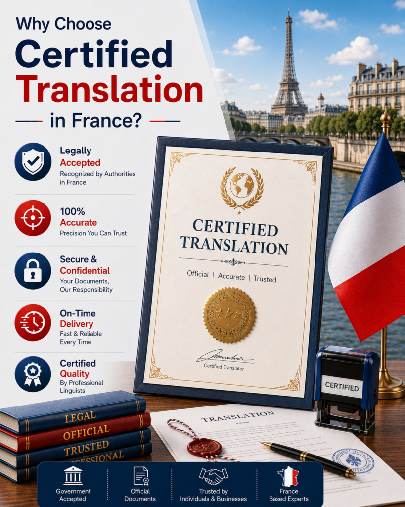 Certified Translation in France