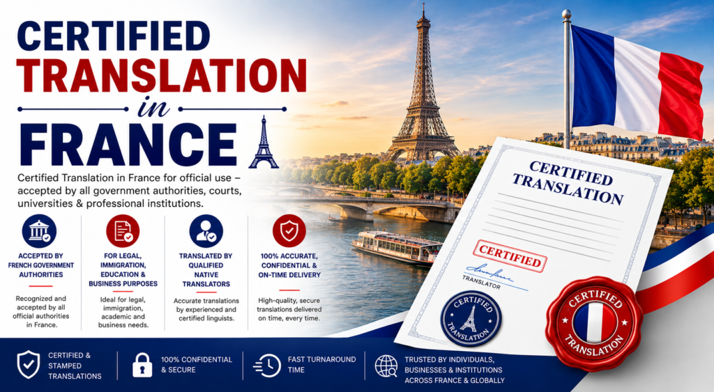 Certified Translation in France