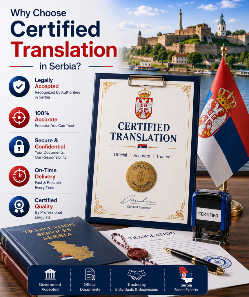 Certified Translation in Serbia