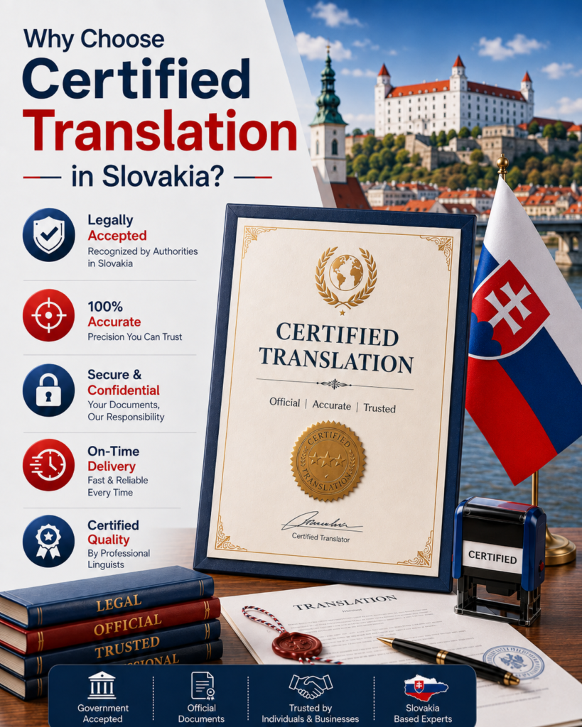 Certified Translation in Slovakia