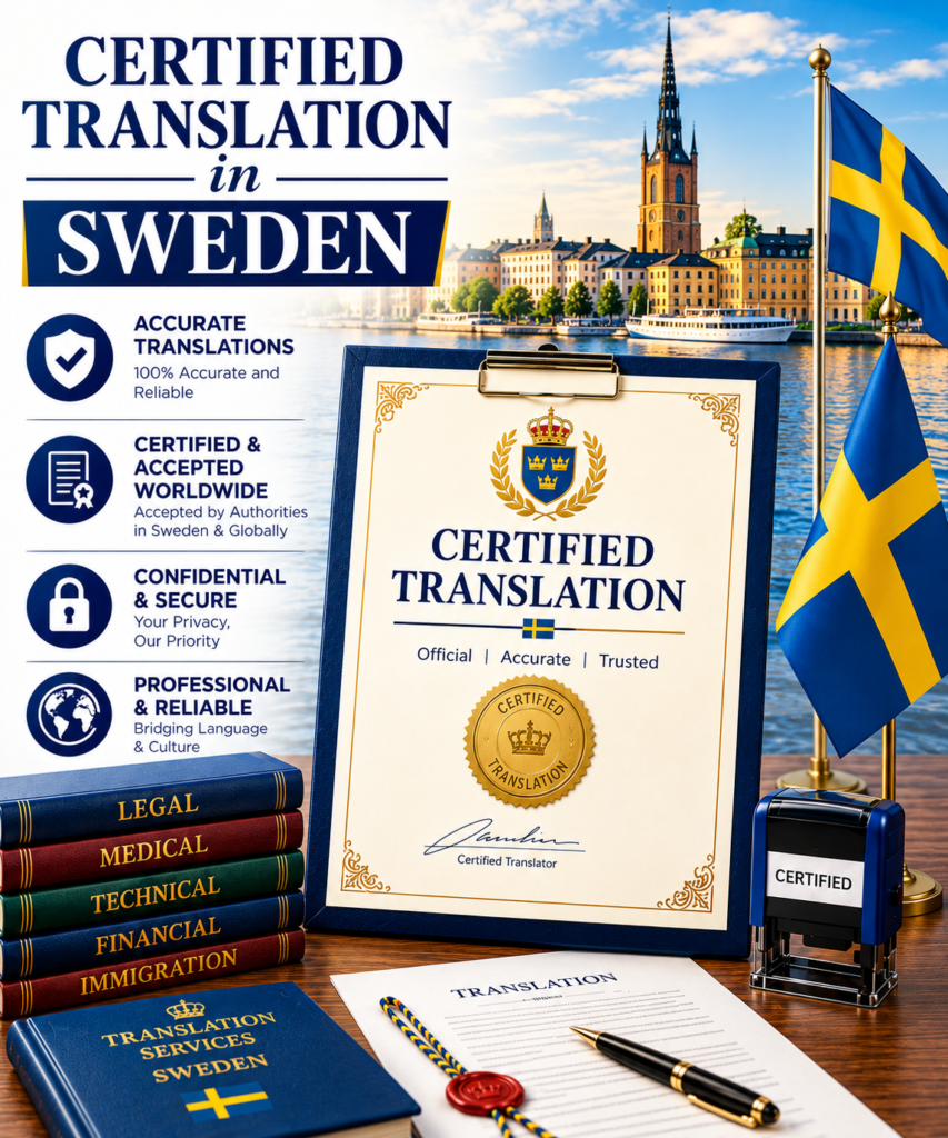Certified Translation in Sweden