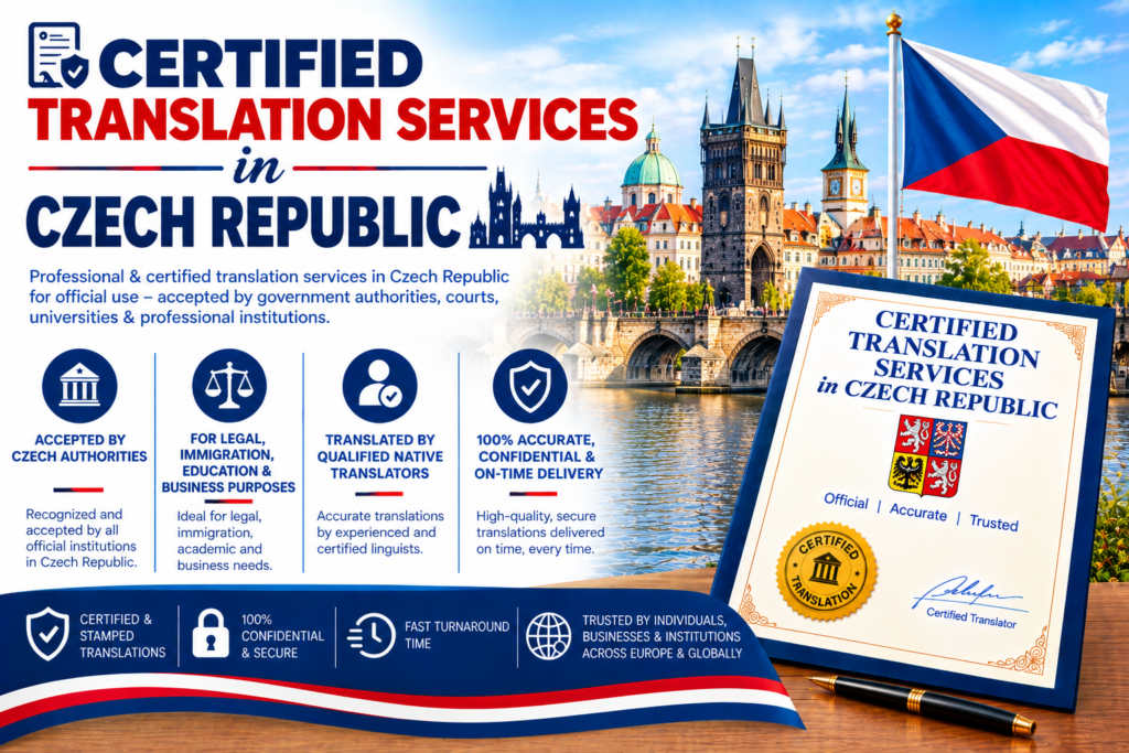 Certified Translation Services In Czech Republic