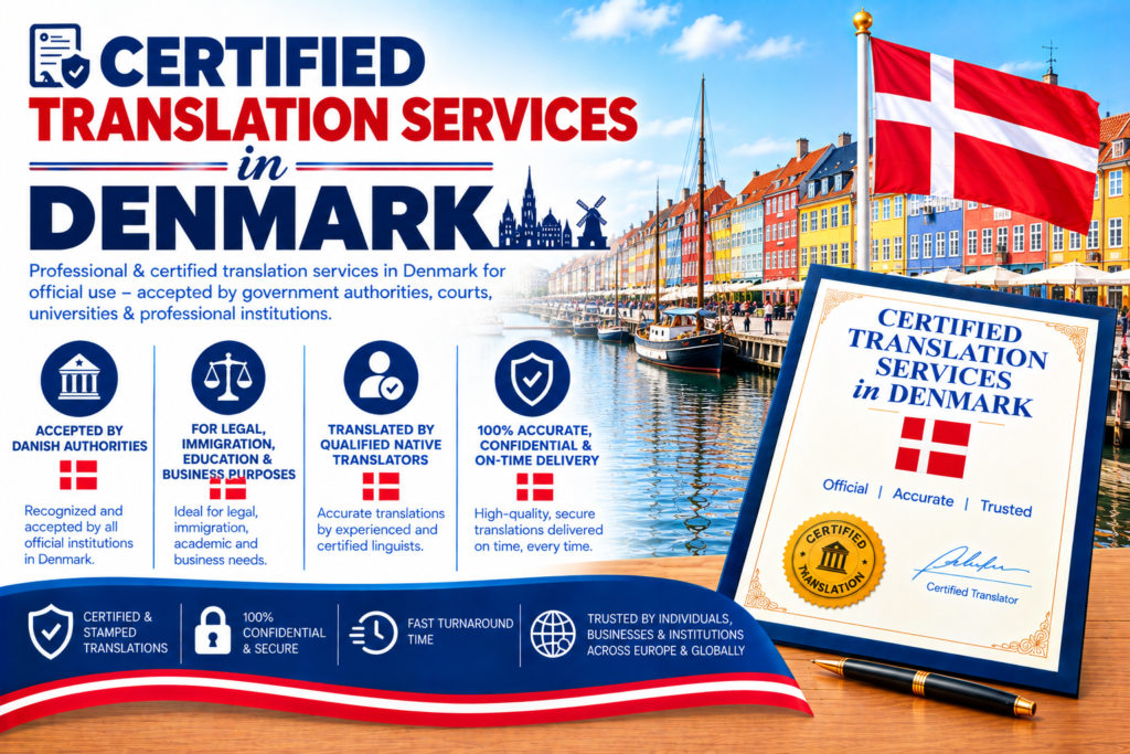 Certified Translation Services In Denmark