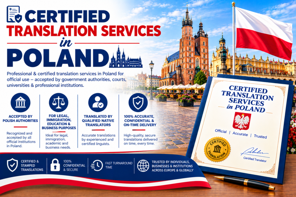 Certified Translation Services In Poland
