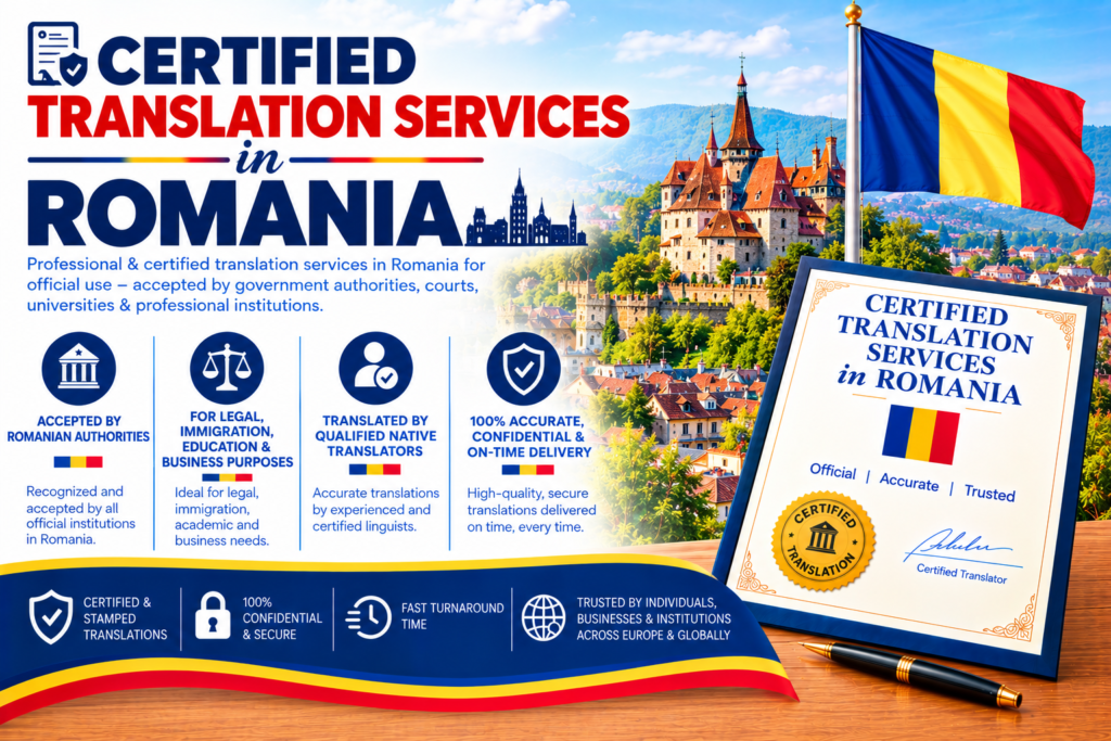 Certified Translation Services In Romania