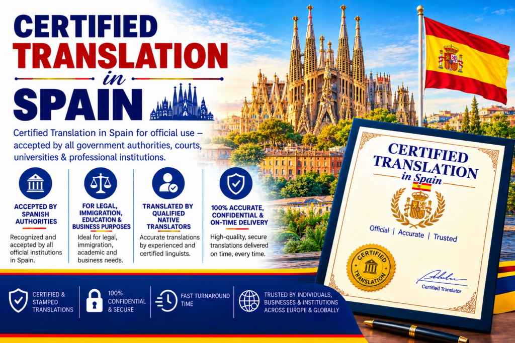Certified Translation in Spain