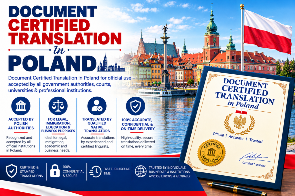 Document Certified Translation In Poland