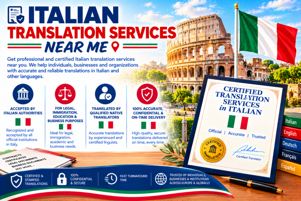 Italian Translation Services Near Me