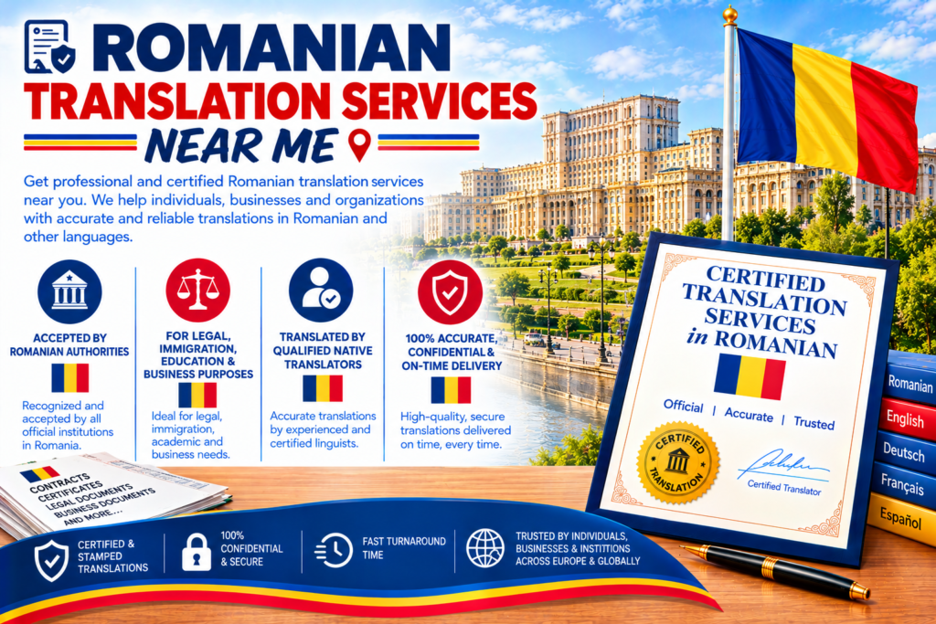 Romanian Translation Services Near Me